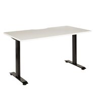 Jasper J Emerge Straight Scallop Desk 1800 BlkWht