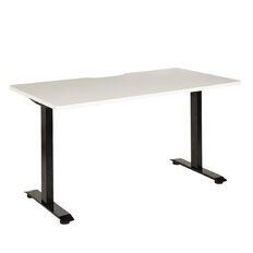 Jasper J Emerge Straight Scallop Desk 1800 BlkWht