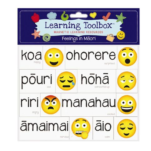 Learning Toolbox Magnetic NZ Maori Emotes Assorted