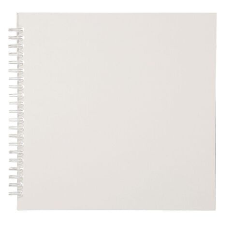 Uniti Spiral Album White 8in x 8in