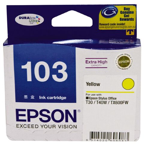 Epson Ink T103 Yellow (865 Pages)