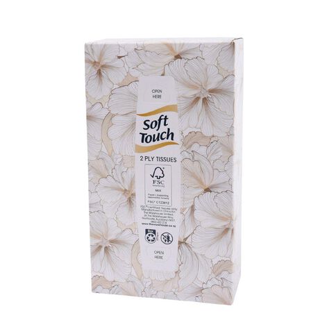 Soft Touch Facial Tissues 2-Ply 120 Pack