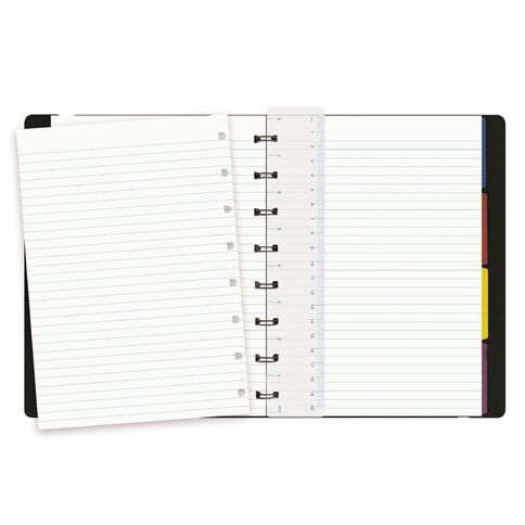 Filofax Refillable Notebook Black A5