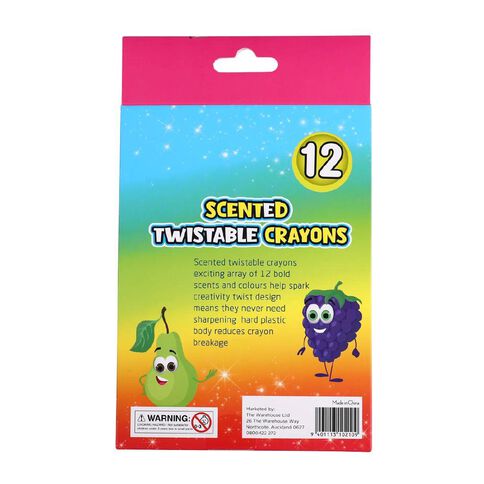 Scented Twistable Crayon 12 Pack