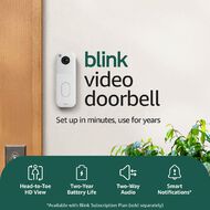 Blink Video Doorbell Add On White