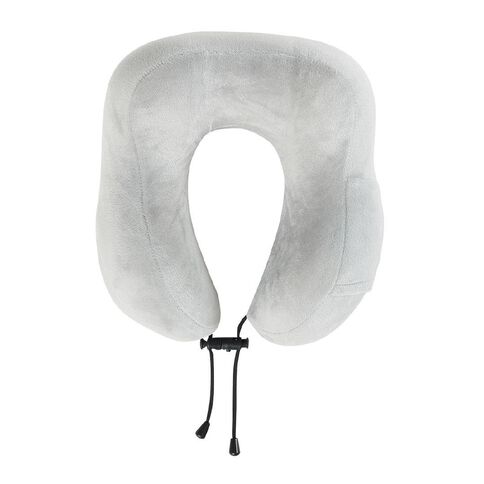 Living & Co Travel Pillow Memory Foam Black