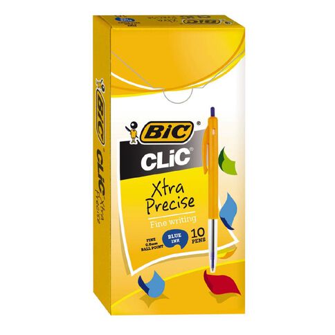 Bic Clic Fine 10 Pack Blue Mid