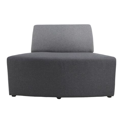 Buro Seating Konfurb Arco Convex Graphite Seat Grey Back