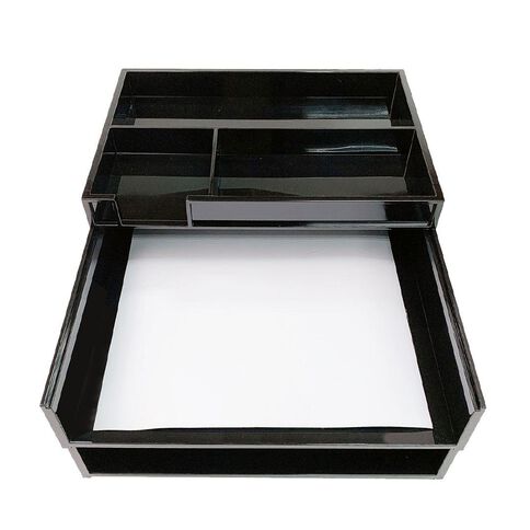 WS Desk Set Black 3 Pack