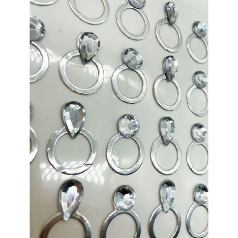Uniti Gem Ring Stickers 20 Pieces