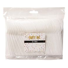 Party Inc Forks White 50 Pack