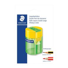 Staedtler Double Hole Tub Sharpener Assorted