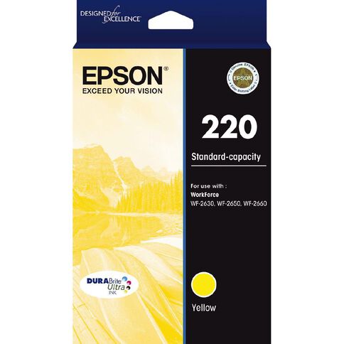 Epson Ink 220 Yellow (165 Pages)