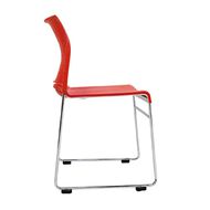 Buro Seating Envy Stacker Chair Red Mid