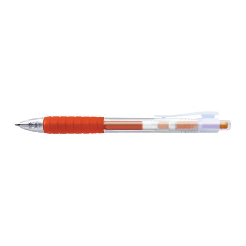 Faber-Castell 0.7mm Fast Gel Ink Rollerball Pen Orange Orange Mid