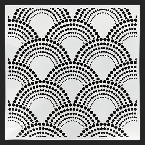 Uniti Stencils Mandela 4 Set 12 inch