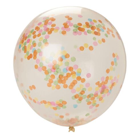 Unique Balloons Confetti 30cm 12 inch 6 Pack