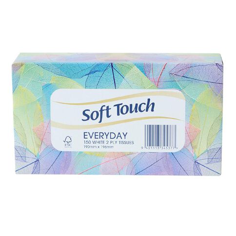 Soft Touch Facial Tissue 2ply 150 Pack