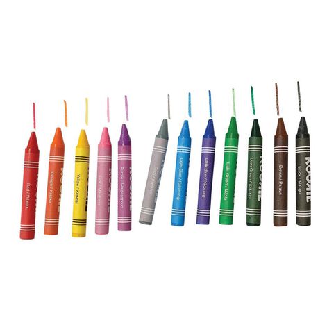 Kookie Te Reo Jumbo Crayons Assorted
