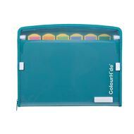 ColourHide Zip it Expanding File Teal Green