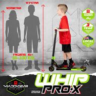 MADD Gear Whip Pro-X Scooter Viper Black/Green