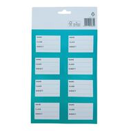 WS Colour Pop Book Labels Teal