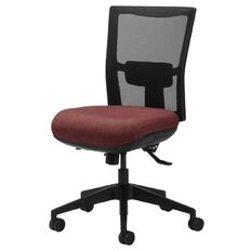 Chair Solutions Team Air Mesh Heavy Duty Chair 3 Lever Cherry Fabric