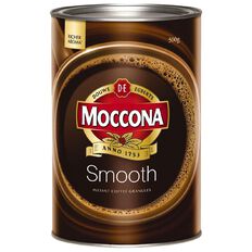 Moccona Coffee Smooth Granulated Tin 500g