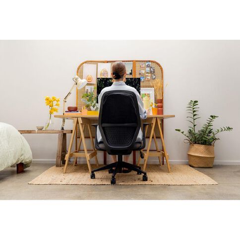 Buro Seating Mondo Soho Chair Black Mesh With Arms
