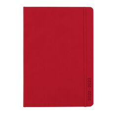 Diary Mid Year 22-23 Day to Page PU Red Mid A5