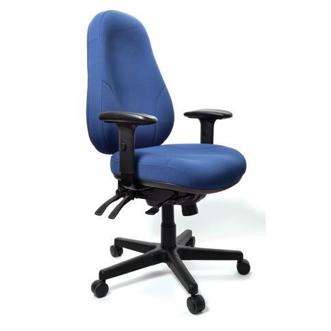 Buro Seating Persona Chair With Arms Blue Mid