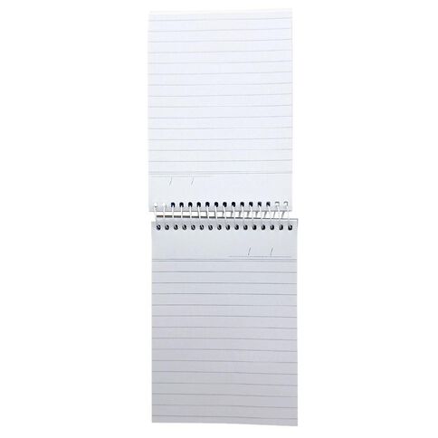 WS Notebook Spiral At Top Blue A6