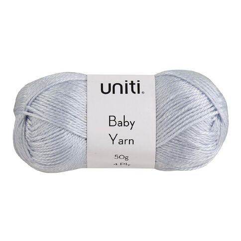 Uniti 4-ply Baby Acrylic Yarn Blue Mid 50g