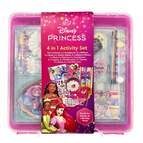 Disney Princess 4 In 1 Activity set