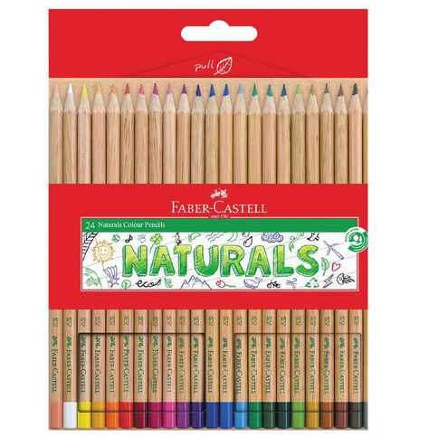 Faber-Castell Colour Pencils Naturals 24 Pack