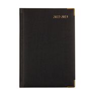 Diary Mid Year 22-23 Day to Page Elite PU Black A5