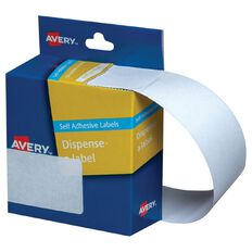 Avery White Rectangle Dispenser Stickers 76x29mm 180 Labels Handwritable