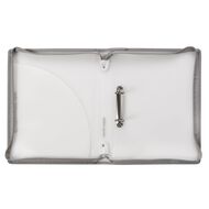 ColourHide Ring Zipper Binder Clear