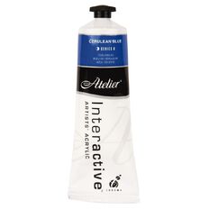 Atelier S6 Acrylic Paint Cerulean Blue 80ml