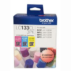 Brother Ink LC133 Colour 3 Pack (600 pages)
