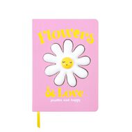 Kookie Squishy Flower & Love Notebook A5