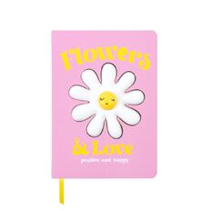 Kookie Squishy Flower & Love Notebook A5