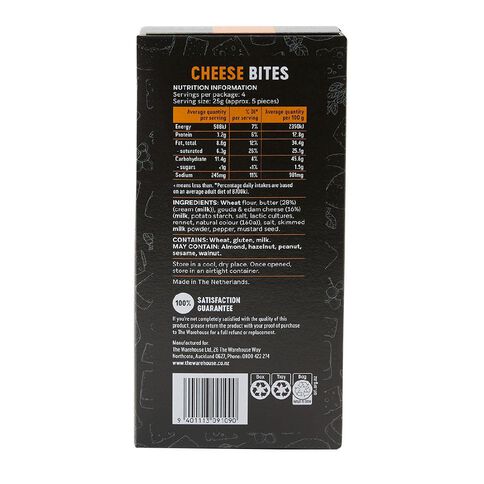 Market Kitchen Butter Puff Pastry Gouda & Edam Bites 100g