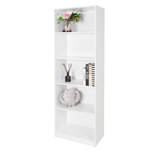 Living & Co Mason Bookcase 5 Tier White