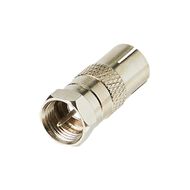 Tech.Inc Coaxial Socket to F Plug Adapter