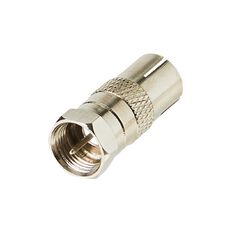 Tech.Inc Coaxial Socket to F Plug Adapter