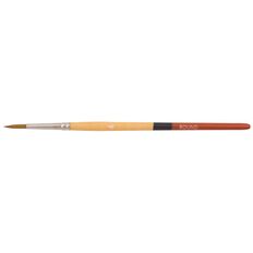 Princeton Snap Brush Short Handle Taklon Round 4 Gold