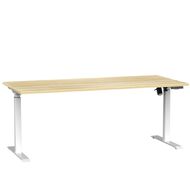 Knights Agile Boost Electric Single Sided Desk Frame Atlantic Oak Top