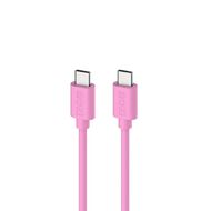 Moki USB-C to USB-C SynCharge Cable 1m - Soft Pink