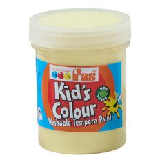 FAS Kids' Colour Tempera Paint Pastel Yellow 125ml